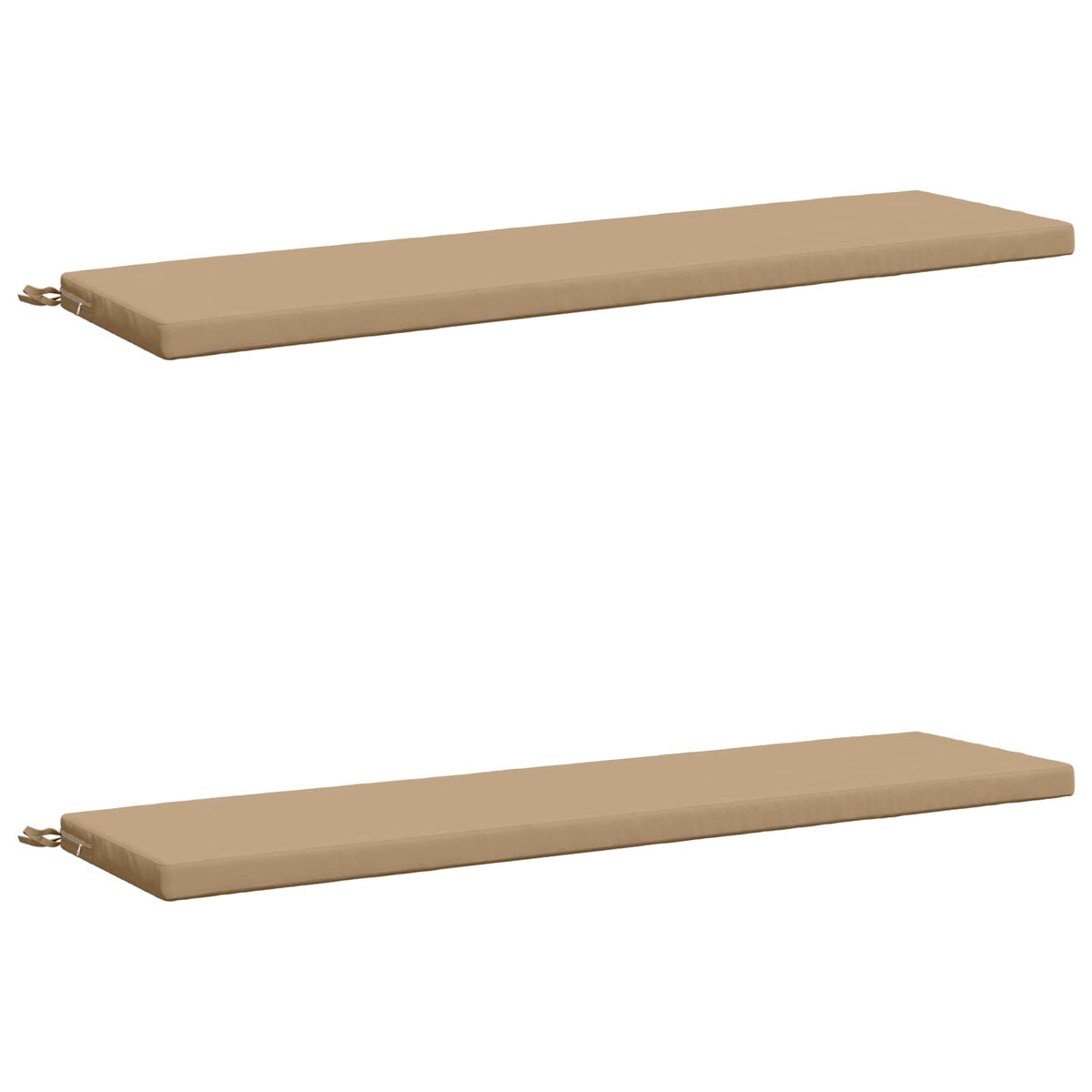 2-delige Bankkussens SOEST 2 st 100% Polyester Zand