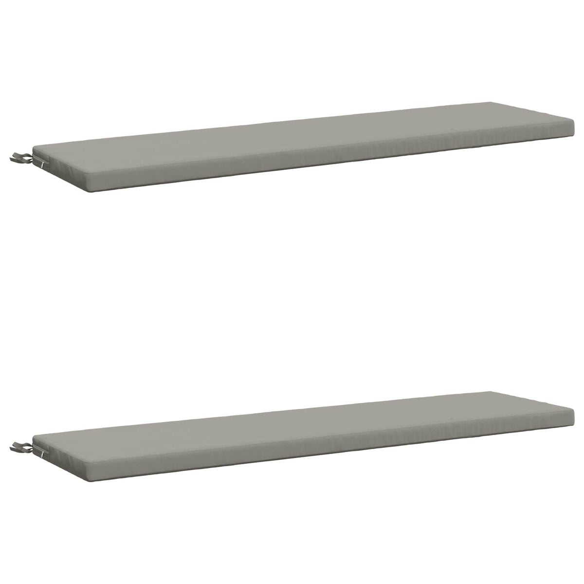 2-delige Bankkussens SOEST 2 st 100% Polyester Grijs