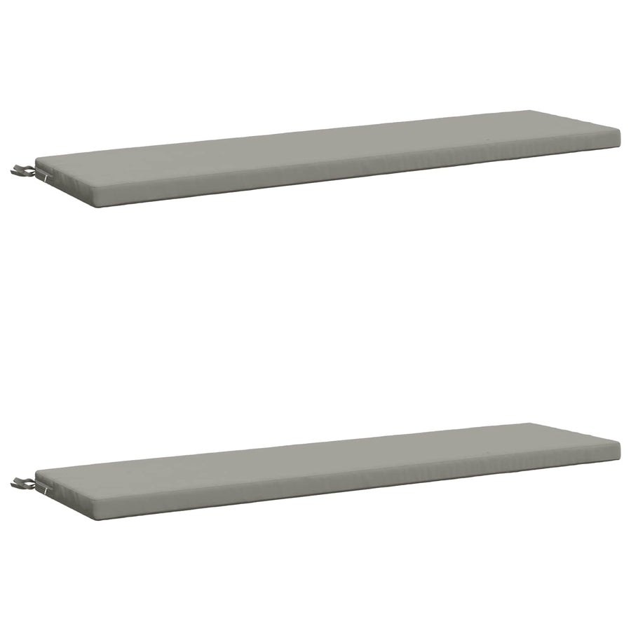 2-delige Bankkussens SOEST 2 st 100% Polyester Grijs
