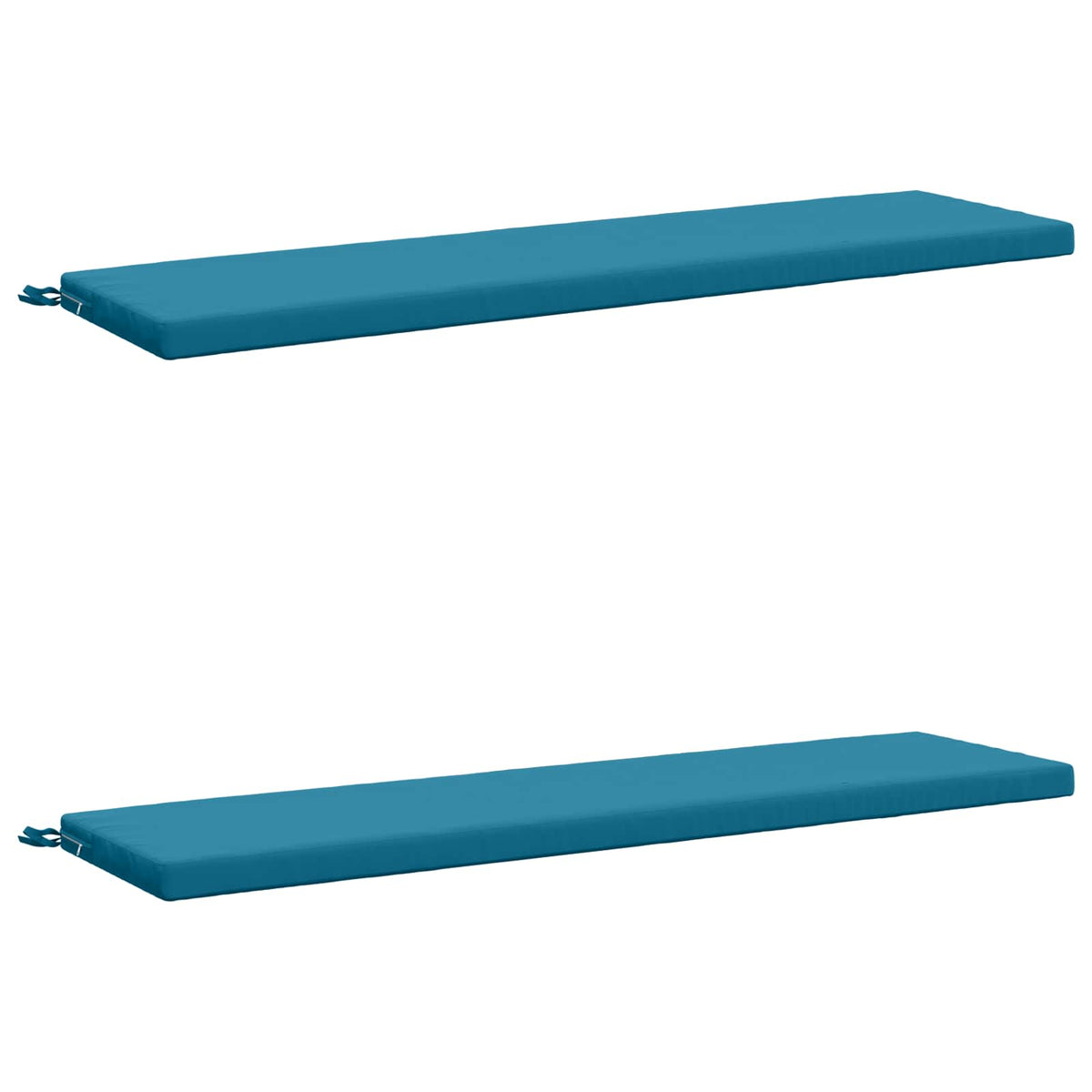 2-delige Bankkussens SOEST 2 st 100% Polyester Lichtblauw