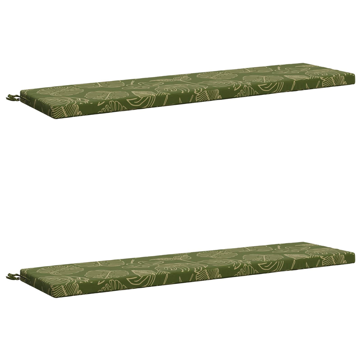2-delige Bankkussens SOEST 2 st 100% Polyester Bladontwerp