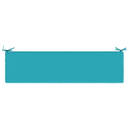 Bankkussen SOEST 100% Polyester Turquoise 160 x 40 x 5 cm