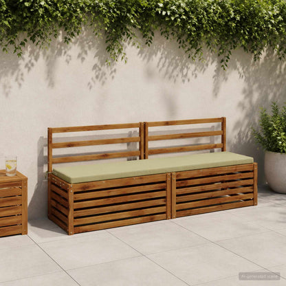Bankkussen SOEST 100% Polyester Lichtgroen 170 x 40 x 5 cm