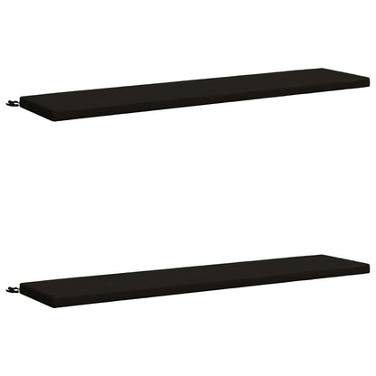 2-delige Bankkussens SOEST 2 st 100% Polyester Zwart