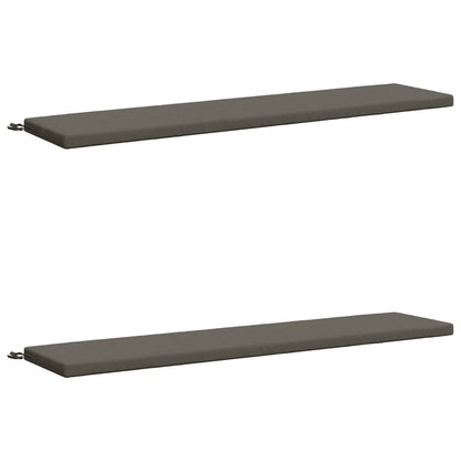 2-delige Bankkussens SOEST 2 st 100% Polyester Grijs