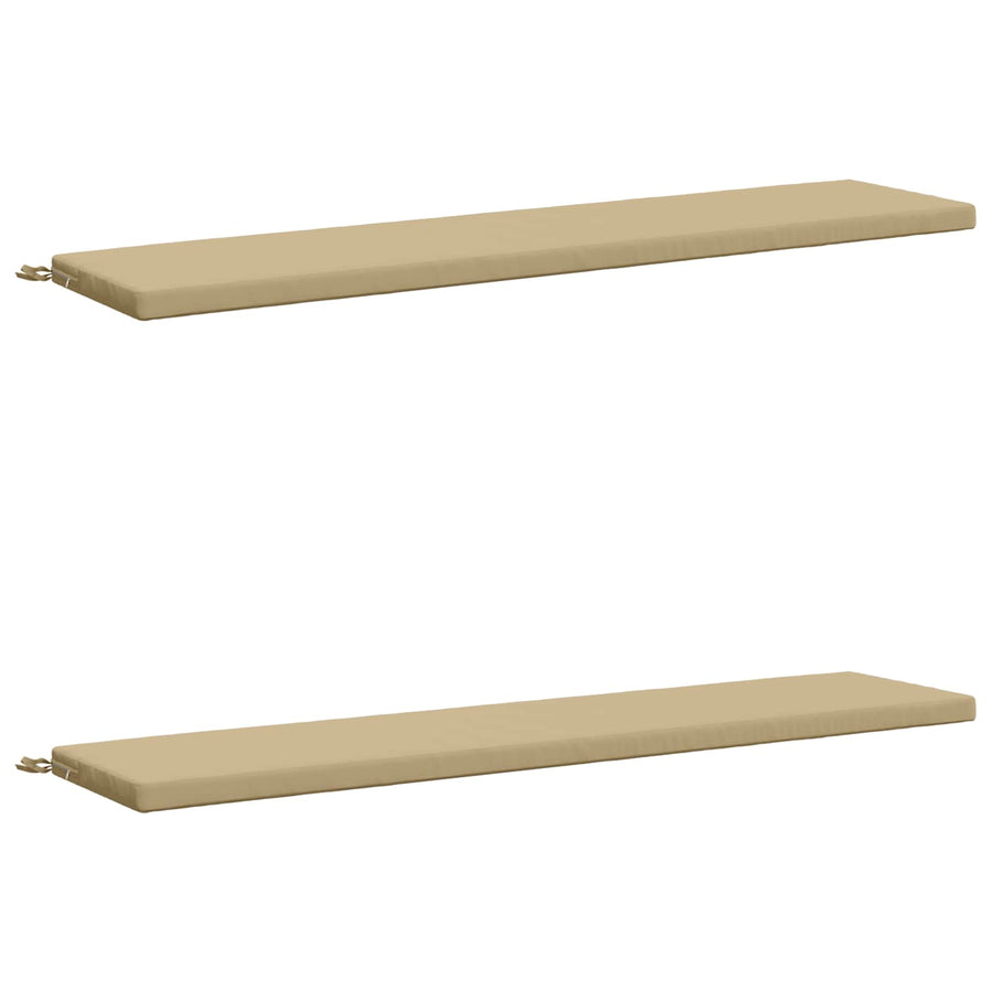 2-delige Bankkussens SOEST 2 st 100% Polyester Beige