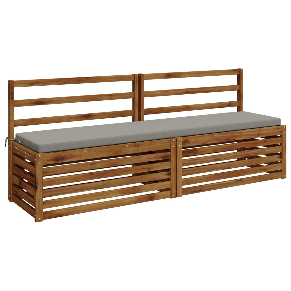 Bankkussen SOEST 100% Polyester Grijs 170 x 40 x 5 cm