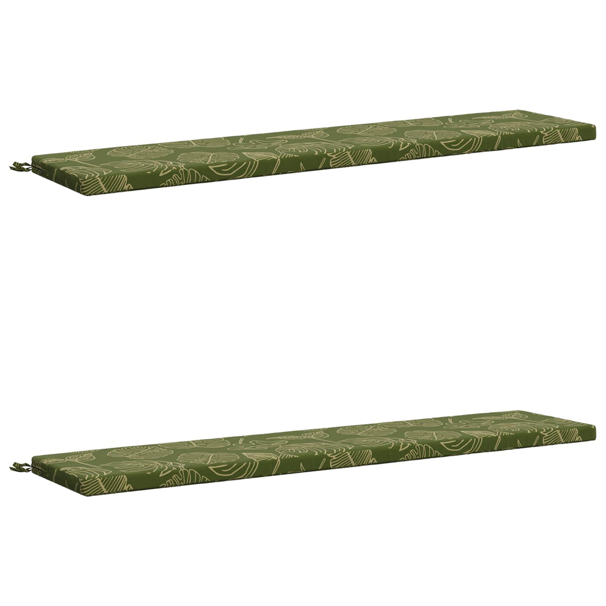 2-delige Bankkussens SOEST 2 st 100% Polyester Bladontwerp