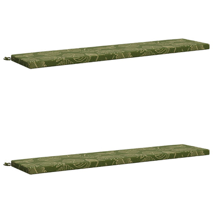 2-delige Bankkussens SOEST 2 st 100% Polyester Bladontwerp