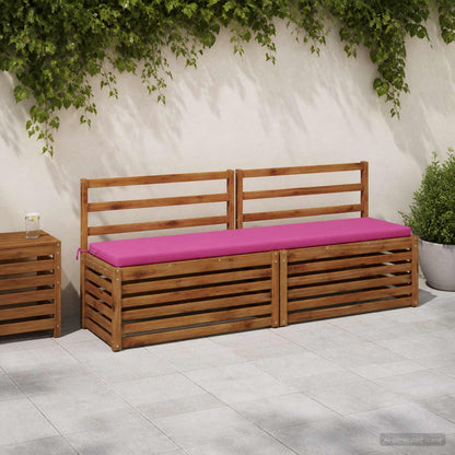 2-delige Bankkussens SOEST 2 st 100% Polyester Roze