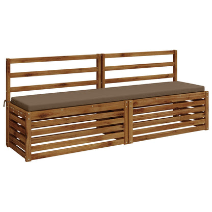 Bankkussen SOEST 100% Polyester Taupe 180 x 40 x 5 cm