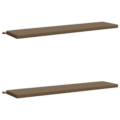 2-delige Bankkussens SOEST 2 st 100% Polyester Taupe
