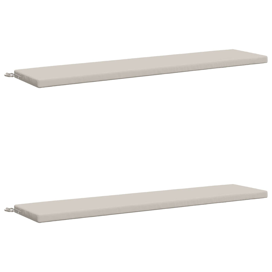 2-delige Bankkussens SOEST 2 st 100% Polyester Wit