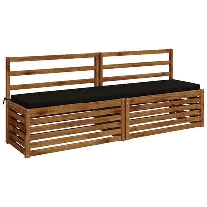 2-delige Bankkussens SOEST 2 st 100% Polyester Zwart
