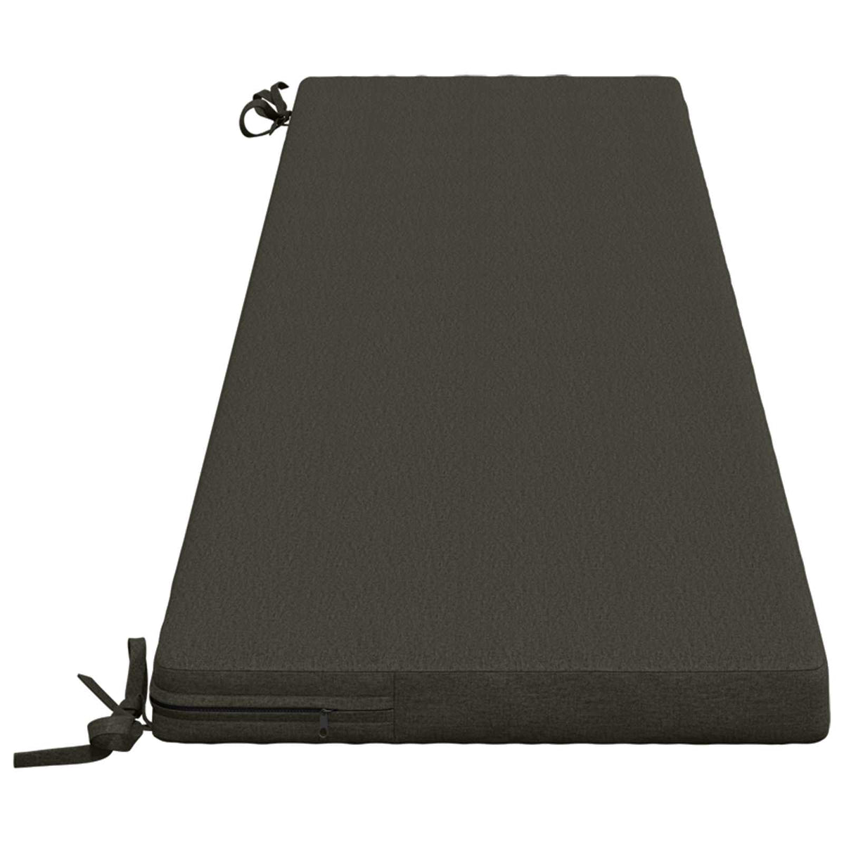 Bankkussen SOEST 100% Polyester Antraciet 180 x 40 x 5 cm