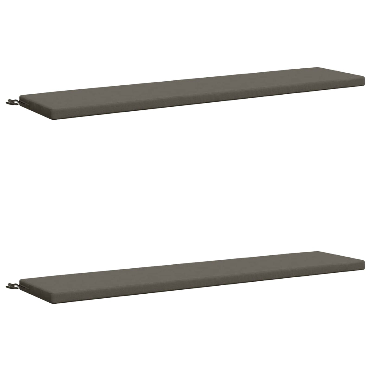 2-delige Bankkussens SOEST 2 st 100% Polyester Grijs