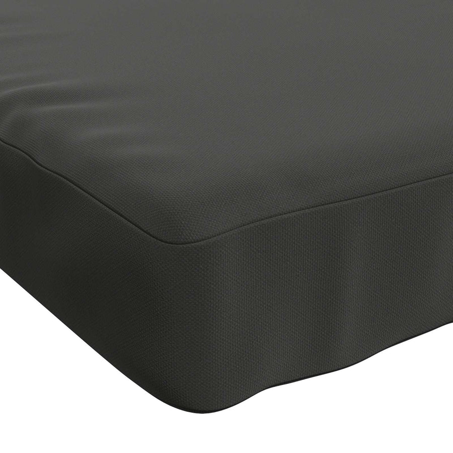 Bankkussen SOEST 100% Polyester Antraciet 180 x 40 x 5 cm
