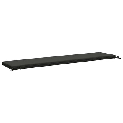 Bankkussen SOEST 100% Polyester Antraciet 180 x 40 x 5 cm