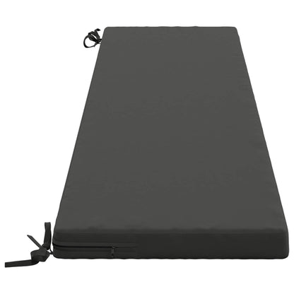 Bankkussen SOEST 100% Polyester Antraciet 180 x 40 x 5 cm