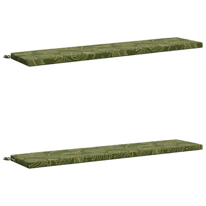 2-delige Bankkussens SOEST 2 st 100% Polyester Bladontwerp