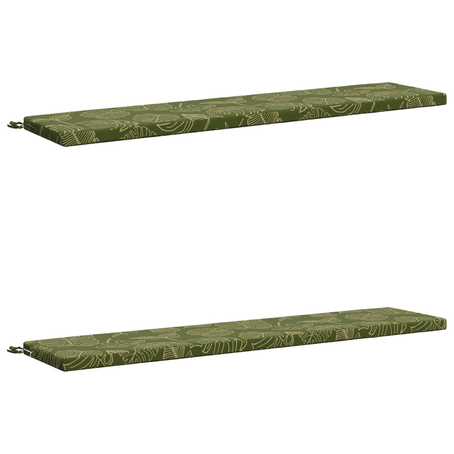 2-delige Bankkussens SOEST 2 st 100% Polyester Bladontwerp