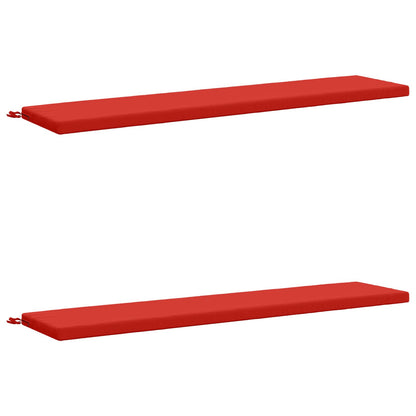 2-delige Bankkussens SOEST 2 st 100% Polyester Rood