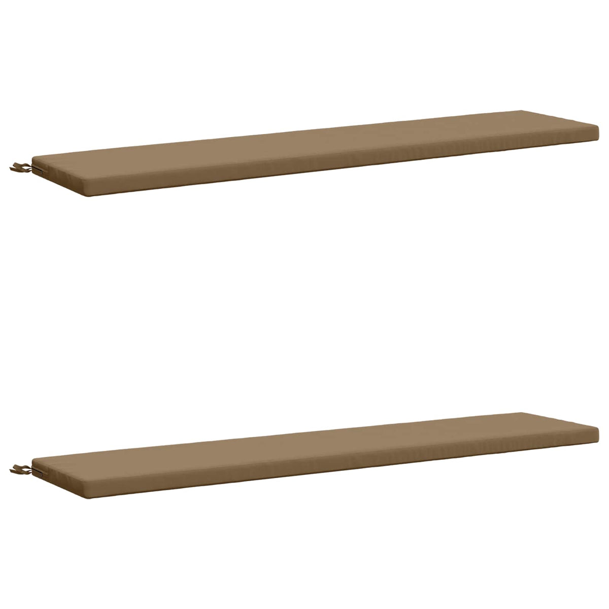 2-delige Bankkussens SOEST 2 st 100% Polyester Taupe