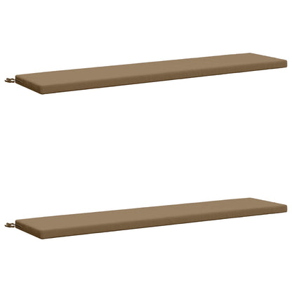 2-delige Bankkussens SOEST 2 st 100% Polyester Taupe