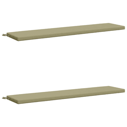 2-delige Bankkussens SOEST 2 st 100% Polyester Lichtgroen