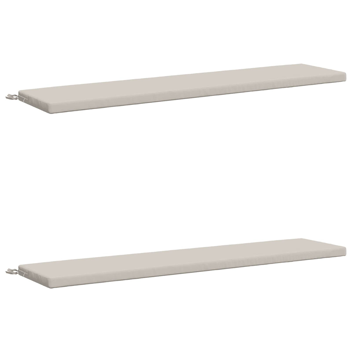 2-delige Bankkussens SOEST 2 st 100% Polyester Wit