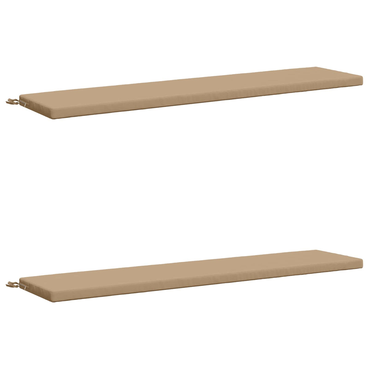 2-delige Bankkussens SOEST 2 st 100% Polyester Zand