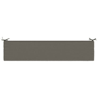 Bankkussen SOEST 100% Polyester Grijs 200 x 40 x 5 cm