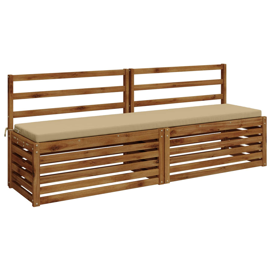 Bankkussen SOEST 100% Polyester Beige 200 x 40 x 5 cm