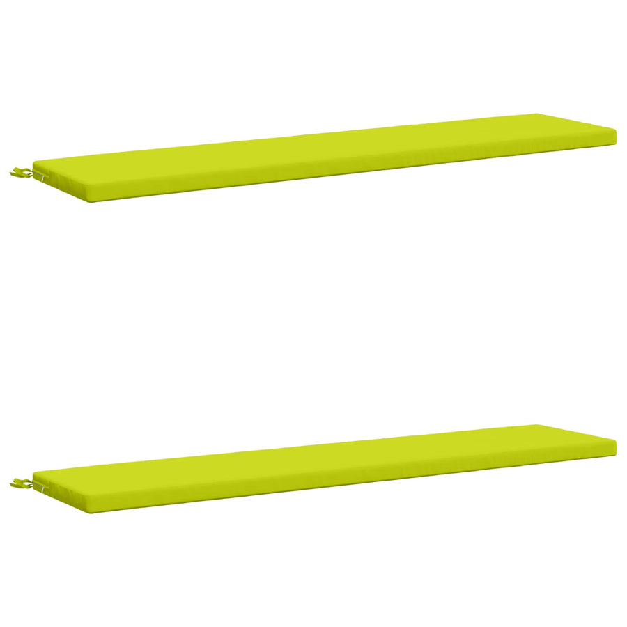 2-delige Bankkussens SOEST 2 st 100% Polyester Helder groen