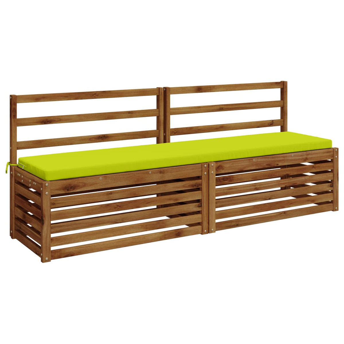 2-delige Bankkussens SOEST 2 st 100% Polyester Helder groen