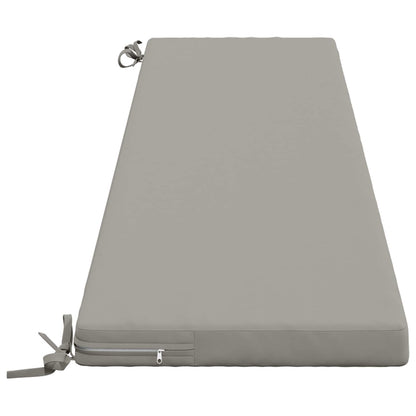 Bankkussen SOEST 100% Polyester Grijs 200 x 40 x 5 cm