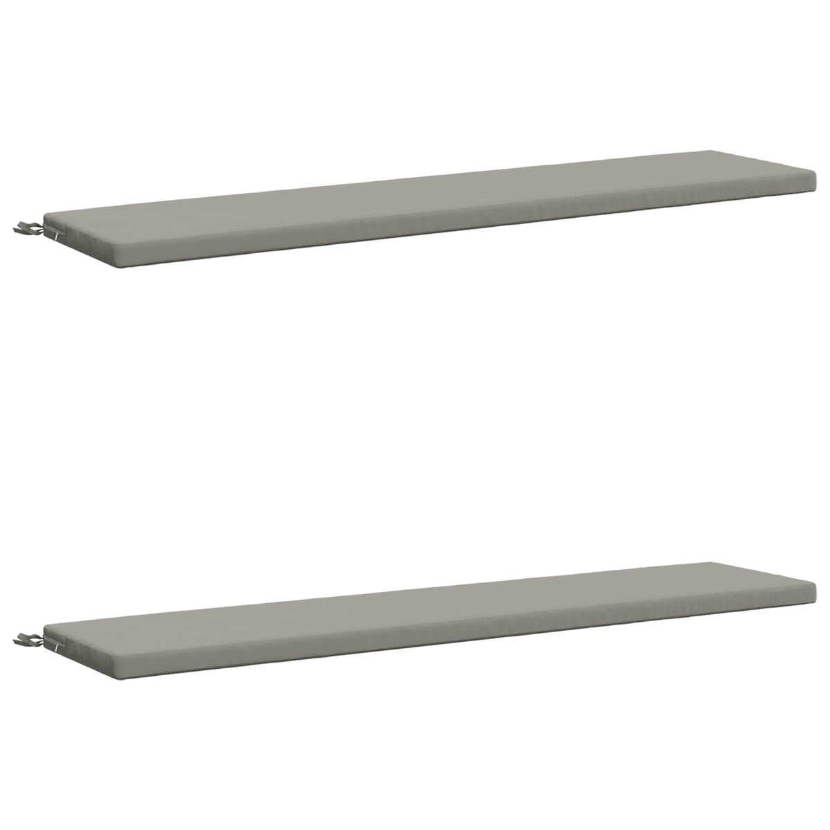 2-delige Bankkussens SOEST 2 st 100% Polyester Grijs