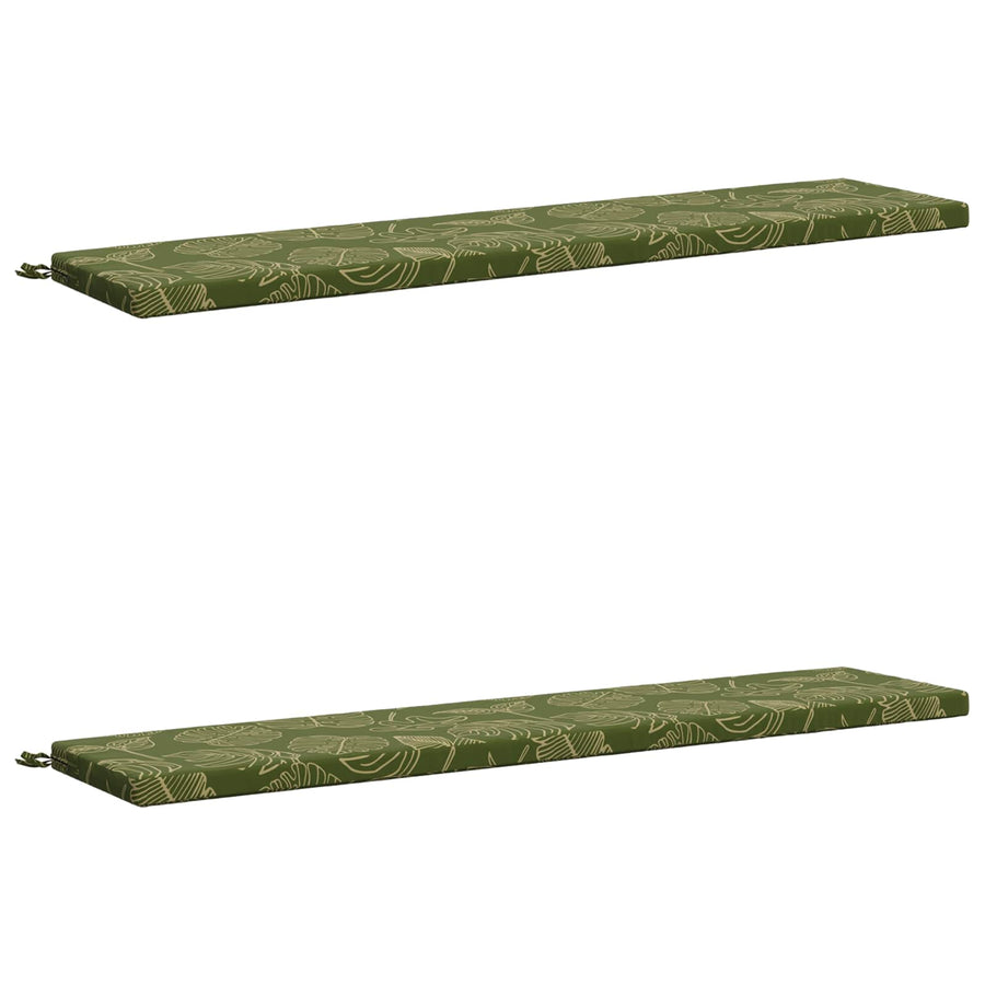 2-delige Bankkussens SOEST 2 st 100% Polyester Bladontwerp