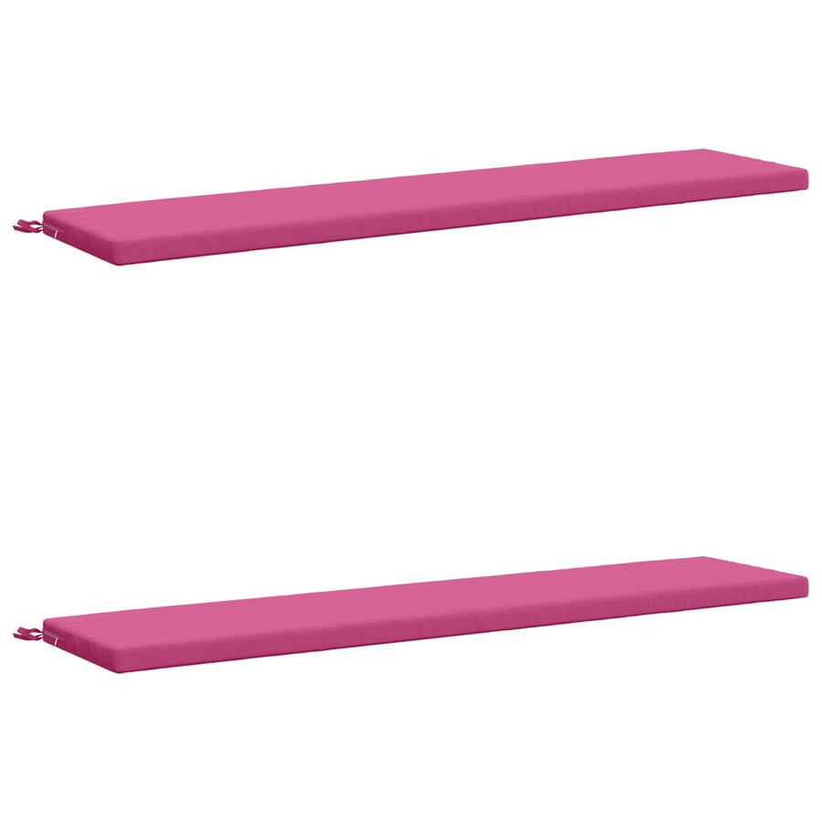 2-delige Bankkussens SOEST 2 st 100% Polyester Roze