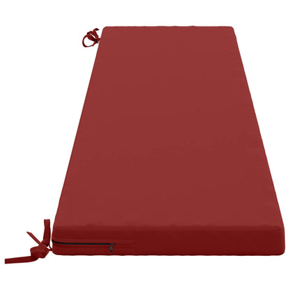 Bankkussen SOEST 100% Polyester Wijnrood 200 x 40 x 5 cm