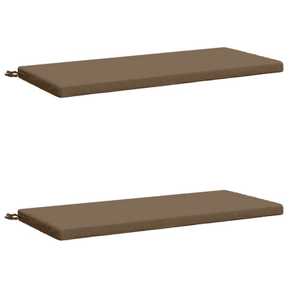 2-delige Bankkussens SOEST 2 st 100% Polyester Taupe