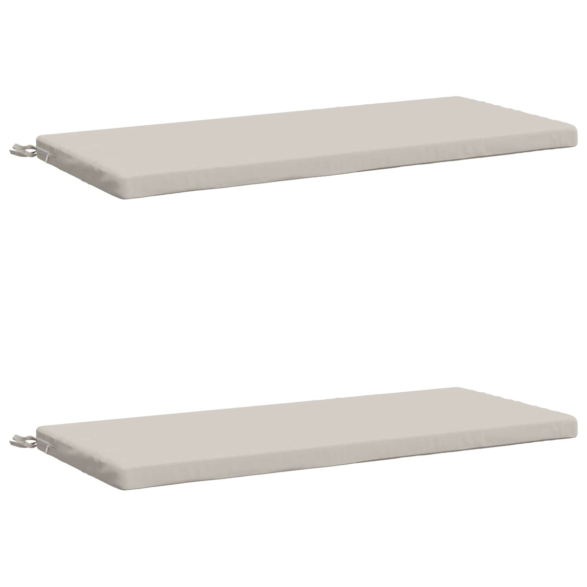 2-delige Bankkussens SOEST 2 st 100% Polyester Wit