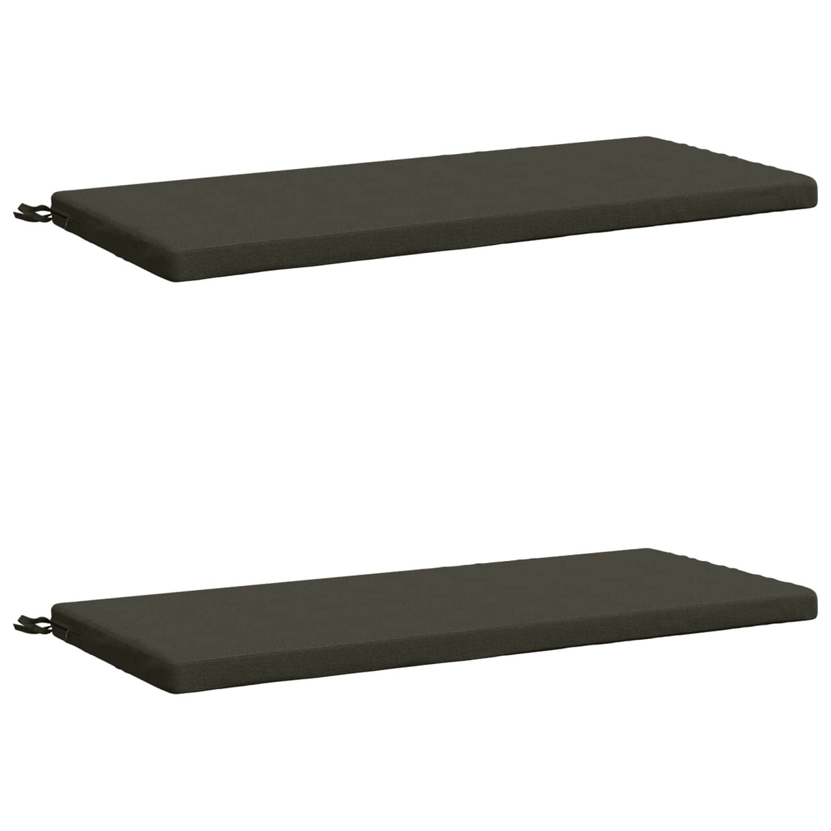 2-delige Bankkussens SOEST 2 st 100% Polyester Antraciet
