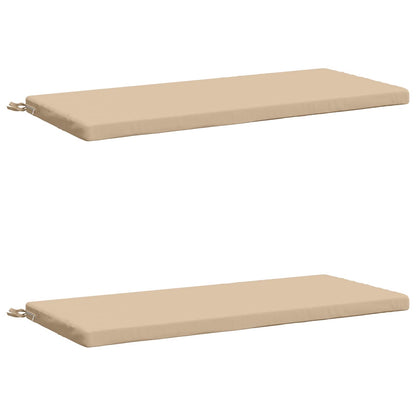 2-delige Bankkussens SOEST 2 st 100% Polyester Crèmekleurig
