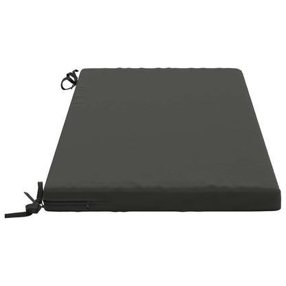 Bankkussen SOEST 100% Polyester Antraciet 110 x 50 x 5 cm