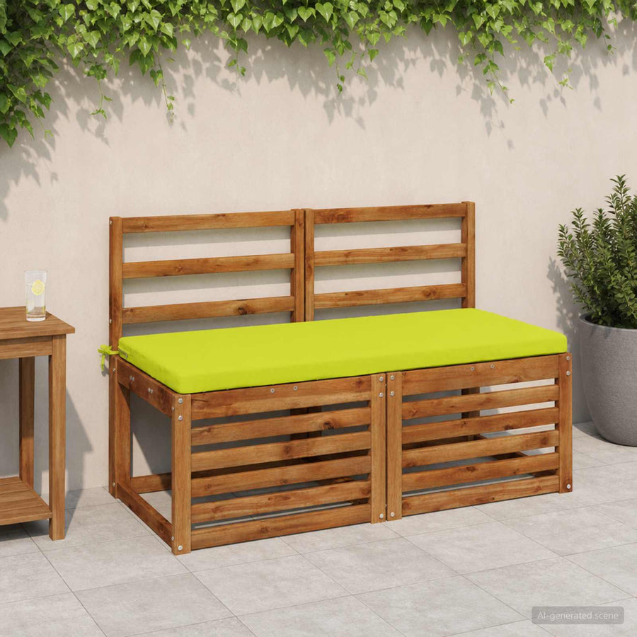 2-delige Bankkussens SOEST 2 st 100% Polyester Helder groen