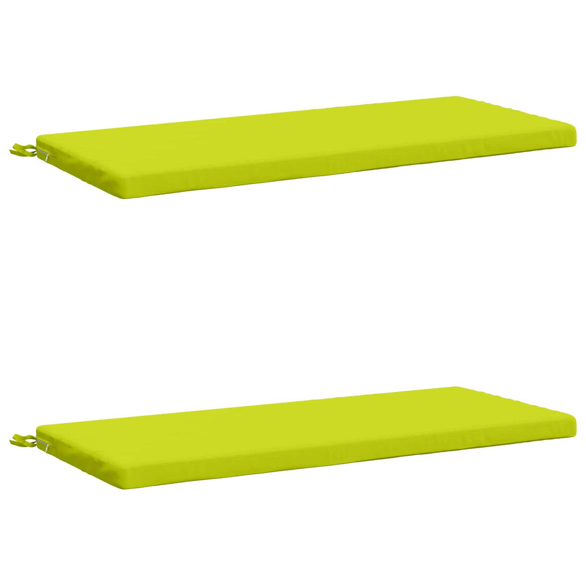 2-delige Bankkussens SOEST 2 st 100% Polyester Helder groen
