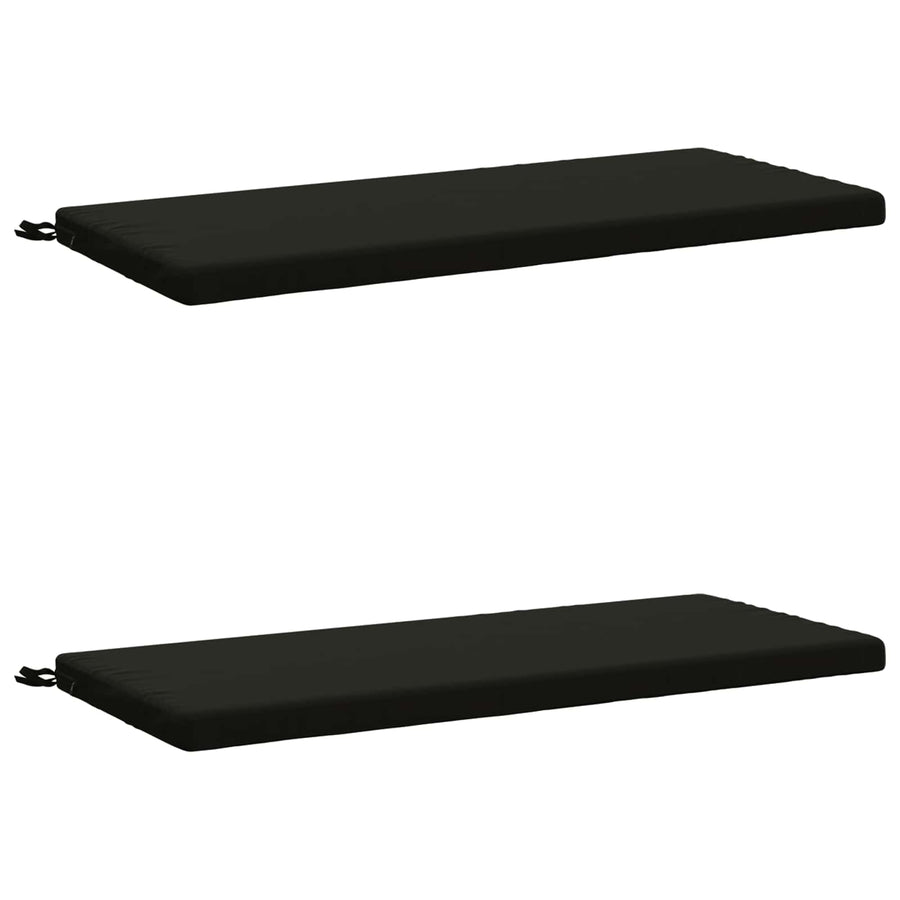 2-delige Bankkussens SOEST 2 st 100% Polyester Zwart