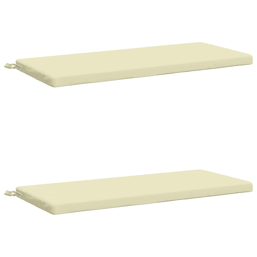 2-delige Bankkussens SOEST 2 st 100% Polyester Crèmekleurig