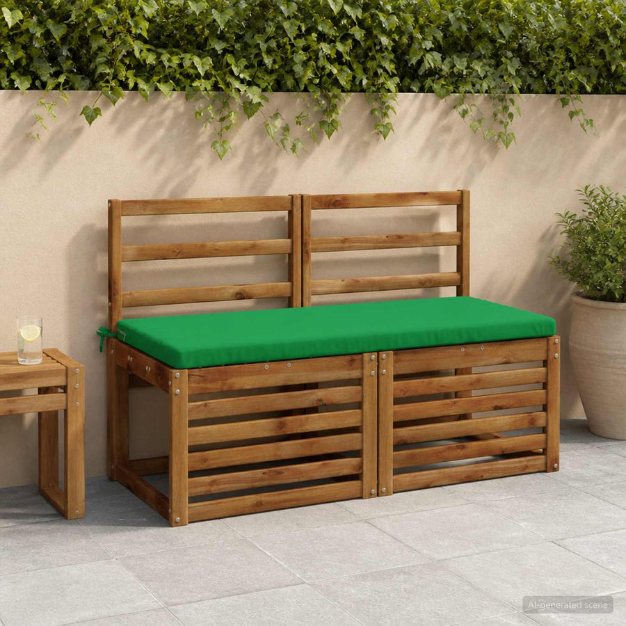 2-delige Bankkussens SOEST 2 st 100% Polyester Groen